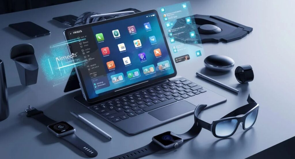 Nimedes digital workspace dashboard showing project management tools