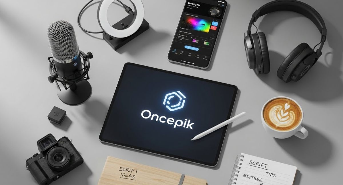 Team collaborating in real-time on Oncepik for productivity