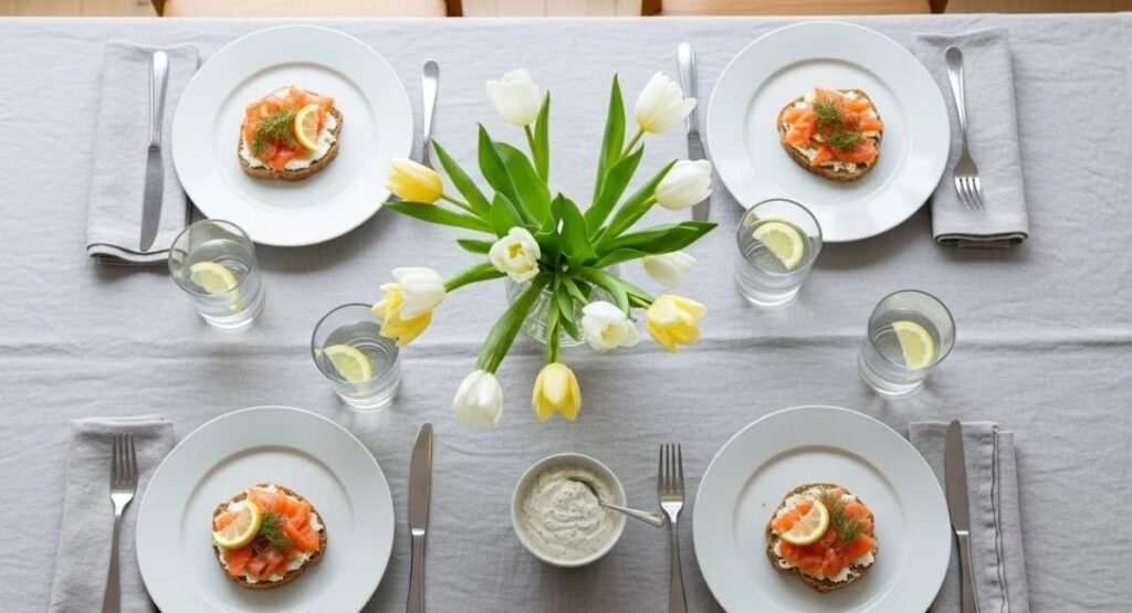 HabjudLunch Sweden participants sharing lunch and enjoying community connections