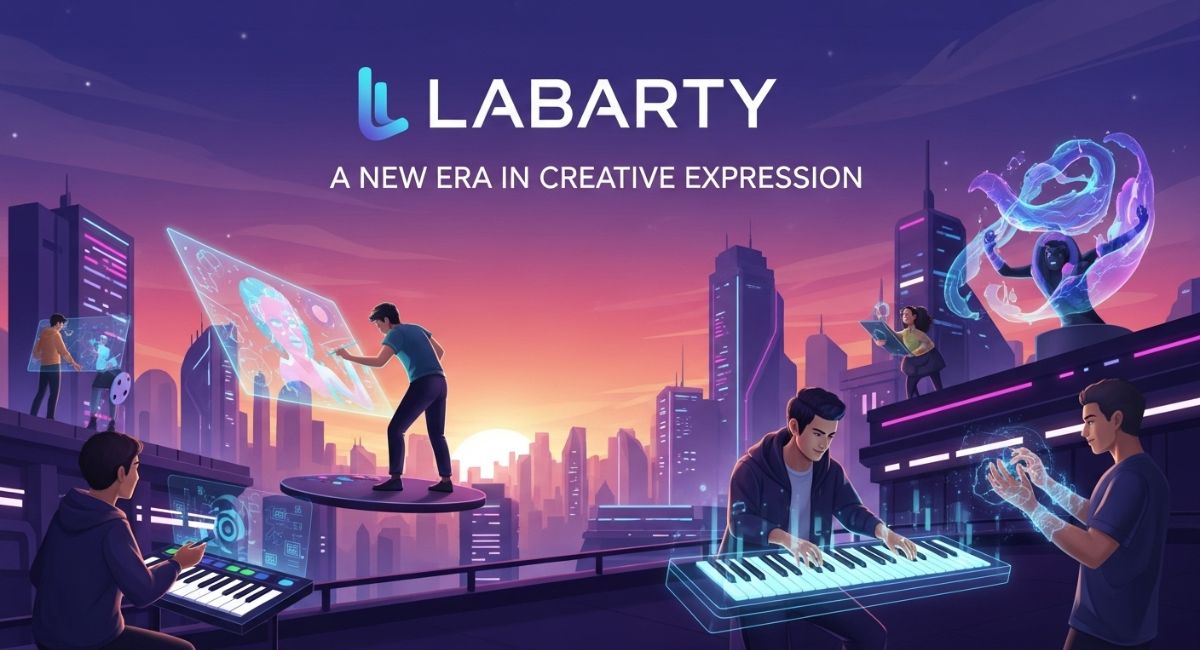 Labarty framework diagram showing structured innovation, collaboration, and measurable growth process.