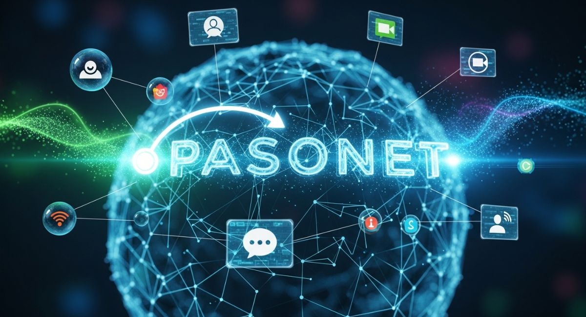 Pasonet platform dashboard showing features and user interface