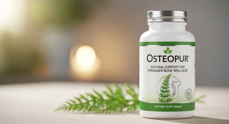 Osteopur supplement bottle for bone health support