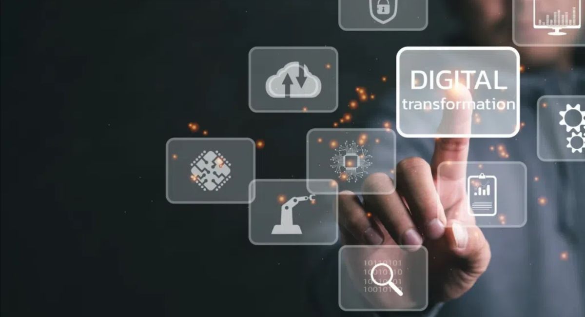 Industrial machines monitored by transds for predictive maintenance and efficient production.