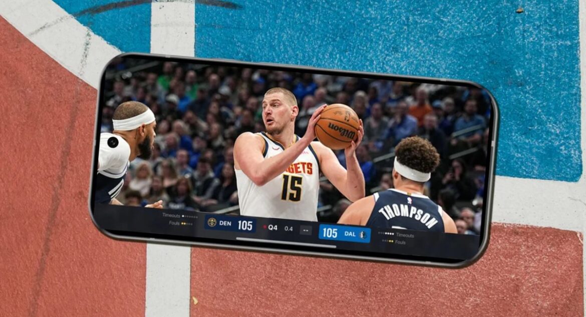 NBABits live NBA streaming website interface on desktop screen